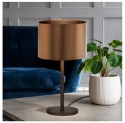 Eglo 39394 - Lampa stołowa SAGANTO 1 1xE27/60W/230V miedziany