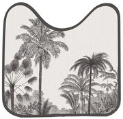 Czarno-beżowy dywanik łazienkowy do WC 45x45 cm Cocoty – douceur d'intérieur