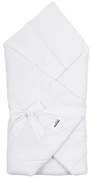 Biały bawełniany rożek niemowlęcy 75x75 cm – Malomi Kids