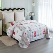 Narzuta na łóżko JINGLE, biały Rozmiar: 170 x 210 cm