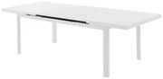 Stół ogrodowy rozkładany z aluminium dł. 180/240 cm - Biały - NAURU marki MYLIA