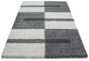 Dywan Shaggy Gala szaro-kremowy 280 cm x 370 cm
