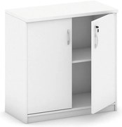 Szafka biurowa MIRELLI, 800 x 400 x 800 mm, biały
