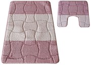 Różowe dywaniki pod wannę i WC S2-G31