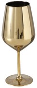 Złoty kieliszek na wino ADORA, 490 ml