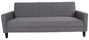 Szara sofa rozkładana 204 cm Milton – House Nordic