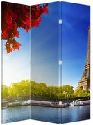 Parawan - Jesień w Paryżu (126x170 cm)