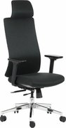 Fotel biurowy AKCENT F czarny