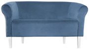 Sofa Milo MG33 niebieski nogi 20 białe