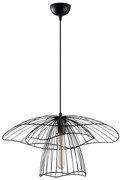 Czarna lampa wisząca ø 50 cm Tel – Opviq lights
