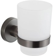 Mexen Remo kubek na szczoteczki, gun gray szczotkowany - 7050738-66