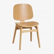 Krzesło Jadalniane Z Drewna Canada Naturalna & Naturalna - Sklum