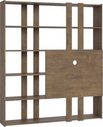 Regał otwarty Kato H z panelem TV Orzech