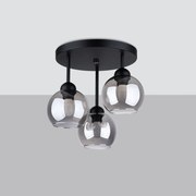 Żyrandol ALINO 3 czarny SOLLUX  LIGHTING