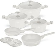 BerlingerHaus Zestaw naczyń z powłoką tytanową Sahara Marble, 10 szt.