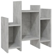 Niski otwarty regał z 6 półkami beton Z6-W75