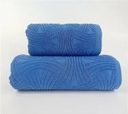 Ręcznik kąpielowy Greno Emma 3 70x140 niebieski GRENO