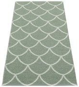 Zielony chodnik odpowiedni na zewnątrz 70x150 cm Kotte Army Sage – Pappelina