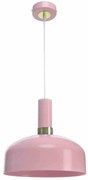 Lampa wisząca MALMO PINK 1xE27, różowa, pojedyncza, nad stół, wyspę
