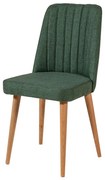 Krzesło do jadalni Stormi Green and Atlantic Pine