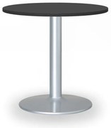 Stolik konferencyjny ZEUS II, średnica 60 cm, szara podstawa, grafit