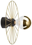 Kinkiet MONTANA 1xE27/15W/230V śr. 30 cm złoty