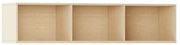 Biblioteka ścienna INTEGRO, 465 x 1750 x 400 mm, 3 półki, buk