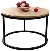 Okrągły nowoczesny stolik kawowy dąb artisan M5-B07