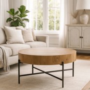 Stolik Kawowy BELIEF 79,5 cm Dąb Nowoczesny Loft