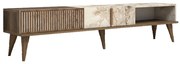 Szafka pod TV w dekorze marmuru 180x40 cm Milan – Kalune Design