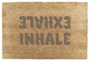 Wycieraczka z włókna kokosowego 60x90 cm Inhale Exhale – Artsy Doormats