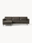 Sofa narożna ze skóry z recyklingu Hunter