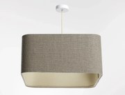 Lampa wisząca KWADRO LEN 003-40w20 beżowa BPS KONCEPT