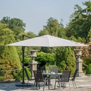 Parasol ogrodowy Verano Lux 3 x 3 m szary PATIO