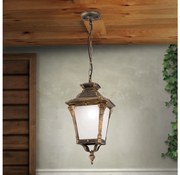 Orion - Zewnętrzna lampa wisząca AIKO 1xE27/60W/230V IP23 brąz/patina