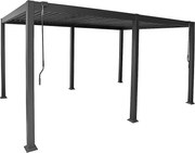 Pergola bioklimatyczna wolnostojąca z otwieranym dachem - 15 m² - antracytowy - AMALFI