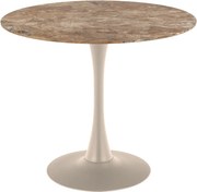 Okrągły stół z ceramicznym blatem ø 90 cm Malta – Actona