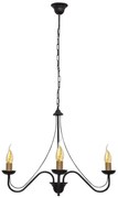 Żyrandol na łańcuchu MALBO 3xE14/60W/230V