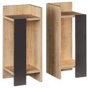 Stolik nocny Elos Oak, 2 szt.