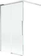 Mexen Rox parawan nawannowy 2-skrzydłowy rozsuwany 120 x 150 cm, transparent, chrom - 8C9-120-003-01-00