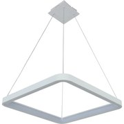Brilagi - ściemnialny żyrandol LED na linkach FALCON SLIM LED/50W/230V 50x50 cm biały + pilot