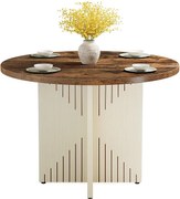 Okrągły stół jadalny dla 4 osób, stół jadalny w stylu rustykalnym 100 cm (sam stół)