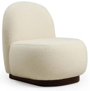 Fotel Tina Bouclet White