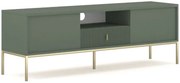 Nowoczesna zielona szafka RTV L4-F86