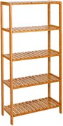 Bambusowy regał łazienkowy z 5 półkami G6-N70