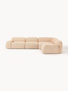 Narożna sofa modułowa Bouclé Wolke (4-osobowa)