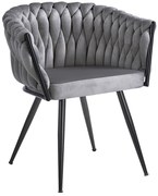 Krzeso Widny z czarnego aksamitu