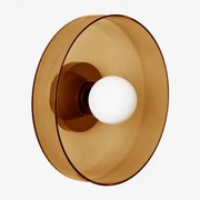 Kinkiet Łazienkowy Jaxal Wędzony Brąz & Ø35 Cm - Sklum