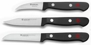 Wüsthof GOURMET 3-częściowy zestaw noży do warzyw czarny