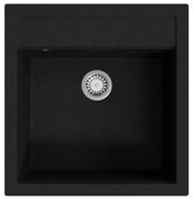 Czarny granitowy zlewozmywak E4-R58